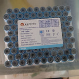 100Pcs Safety Blood Collection Tube Durable Quality Reliable Utility Comfortable Use Secure Seal - 2ML