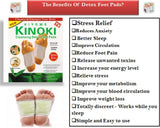 Kinoki Premium Natural Foot Patches (Pack Of 10) | Bamboo Vinegar Detox Foot Pads For Overnight Foot Care