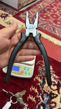 Asaki American Type Combination Pliers – Heavy Duty Industrial Wire Cutting & Gripping Multi-Functional Hand Tool