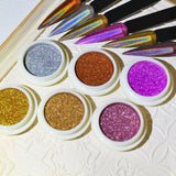 Miss Rose Multicolor High Pigmented Glitter Shimmer Eyeshadow Palette Set Professional Eye Makeup - Pack Of 24