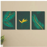 Set Of 3 Sticky Wooden Canvas Frames For Wall Decore Aesthatic Art / Sticky Phototiles For Room Wall Decoration