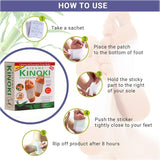 Kinoki Premium Natural Foot Detox Patches – Bamboo Vinegar Cleansing Foot Pads (Pack Of 10)