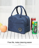 Portable Thermal Insulated Lunch Bag – Stylish And Durable Lunch Box Tote Cooler For Women, Perfect For School, Office, Outing, And Picnic (Random Color)