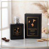 Naughty Mist Luxury Eau De Parfum 100ml Black Bottle Warm Sweet Sensual Unisex Fragrance