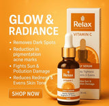 Relax Vitamin C Daily Serum – Brightening & Anti-Aging Face Serum - 30ml
