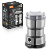 MULTI PURPOSE ELECTRIC COFFEE GRINDER AUTOMATIC COFFEE SPICE BEAN GRINDER STAINLESS STEEL RAF