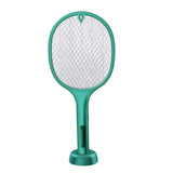 Mosquito Racket Electric Fly Swatter Powerful USB Rechargeable Grid 3-Layer Mesh Home Fly Killer Lamp (Without Box) (Random Color)