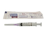 Medi Aqua 3cc Syringes – Precision, Safety & Comfort For Medical Use, Designed For Accurate Dosage, Smooth Injection & Reliable Patient Care Every Time (Pack Of 100)