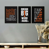 Set Of 3 Premium Wall Art Photo Tiles – Modern Home Decor Sets 8x11