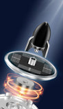 Solar Powered Speech Rocket Car Air Freshener – Rotating Solar Fragrance Diffuser | Long-Lasting Aroma & Stylish Dashboard Decor (Speech Rocket)