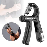 Adjustable Exerciser Hand Gripper With Counter Strengthener Adjustable Resistance Wrist Strengthener Forearm Gripper Hand Workout Squeezer Grip Strength Trainer(Random Color)