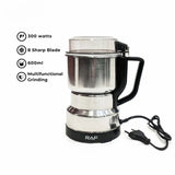 RAF Stainless Steel Electric Coffee Grinder – High-Power Bean & Spice Blender For Home Use