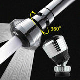 Multifunctional 360° water Faucet Kitchen Sink Faucet Sprayer Water Saving Aerator 360 Degrees Rotatable