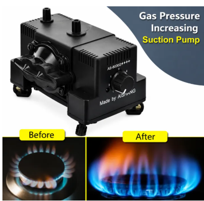 Super Speed TX-3000G++++ Sui Gas Suction Pressure Compressor Pump | 7.5W Gas Pressure Booster For Home & Commercial Kitchens