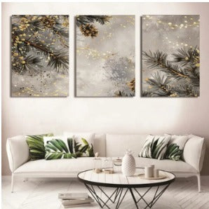 Set Of 3 Wall Art Wooden Phototile Frames For Wall Decor