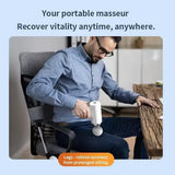 4-In-1 Rechargeable Massage Gun – Multi-Functional Deep Tissue Body Massager With 4 Massage Heads, Type-C Charging & Long Battery Life
