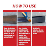 Rust Paint Metallic Paint Anti Rust Protection Coating For Removing Rust From Metal - Random Color (With Brush 300gm)