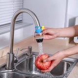 5 Layer Fan Faucet For Kitchen | Anti Splash Water Saving Shower Head Purifier 6 Layer Filter Cartridge For Kitchen | Random Colour Faucet