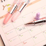 Lipstick Gel Pen Colorful Cute Black Ink Pen - 1 Pc (Random Colors)