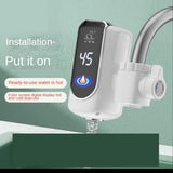 Electric Water Heater Tap Instant Hot Water Faucet Heater Cold Heating Faucet Tankless Instantaneous Water Heater (Random Color)