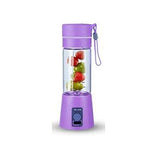 Portable Mini 6 Blade Juicer Blender | Outdoor Juicing Cup (380ml) - Rechargeable (Random Color)