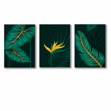 Set of 3 Premium Wall Art Photo Tiles – Modern Home Decor Sets 8x11 | With Frame