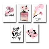 Set Of 5 Premium Wall Art Photo Tiles – Modern Home Decor Sets 8x11