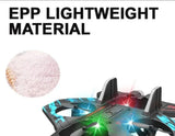 Premium RC Fighter Jet Plane – 2.4G Remote Control Foam Airplane Toy With Lights | High-Speed Glider | Helicopter Style Stunt Aircraft For Kids & Adults