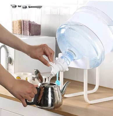 19 L Litter Water Bottle Stand And Nozzle With Stopper – Durable High Quality Dispenser With Premium Box Packaging For Home And Office Use Random Color