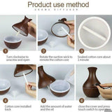 Mini Ultrasonic Aromatherapy Diffuser – Cool Mist Air Humidifier & Essential Oil Aroma Diffuser For Home, Office & Bedroom - Random Color
