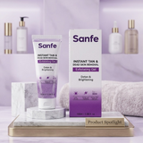 Sanfe Instant Tan And Dead Skin Removal Exfoliating Gel Detan Brightening 60ml