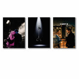 Set Of 3 Premium Wall Art Photo Tiles – Modern Home Decor Sets 8x11