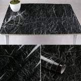 Self Adhesive Marble Sheet For Kitchen / Waterproof Anti Oil & Heat Resistant Wallpaper Sheet (Random Color)