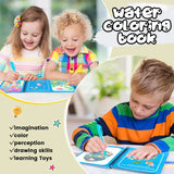 Magic Water Book Painting Drawing Coloring Board Book Magic Water Pen (Random Book )