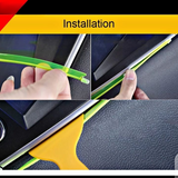 Car Dashboard Neon Red EL Wire Light 3 Meter – Flexible Ambient Interior Decorative Light Strip