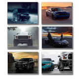 Set of 6 Premium Wall Art Photo Tiles – Modern Home Decor Sets 8x11