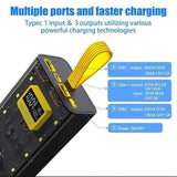 Bolt Power Bank B102 High-Capacity Portable Charger Designed To Keep Your Devices Powered Up On The Go 10'000mAh Battery