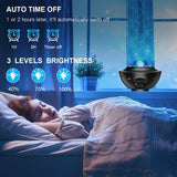 Colorful Starry Sky Galaxy Projector Nightlight Child Bluetooth USB Music Player Star Night Light Romantic Projection Lamp Gifts(With Remote )