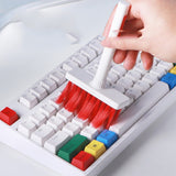 Soft Brush 5 In 1 Multi-Function Cleaning Tools Kit For Keyboard Earphone Cleaner Soft High-Density Brush Set (Random Color)