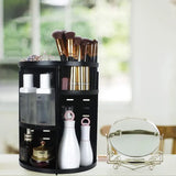 360 Degree Rotating Cosmetic Organizer (Black )