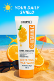 Dr Rashel Vitamin C Ultra Hydrating Whitening Face Wash – Brightening & Moisturizing Cleanser, 100ml (1 Pc)