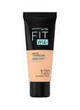Maybelline New York Fit Me Matte & Poreless Liquid Foundation 18ml Tube - 120 Classic Ivory - For Normal To Oily Skin