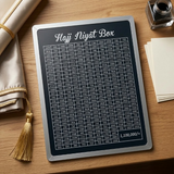 Hajj Niyat Box – Premium Islamic Savings Tracker & Goal-Oriented Money Box - Non-Assembled