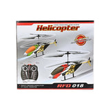 Remote Control Helicopter RFD‑018 | 2D Full Flight | Rechargeable Li‑Po Battery | Night Light Feature (Random Colour)