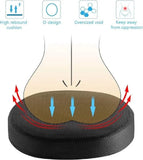 Orthopedic Memory Foam Donut Ring Seat Cushion – Coccyx & Tailbone Pain Relief Chair Cushion For Office Chair, Car Seat, Wheelchair, Pregnancy & Hemorrhoid Support