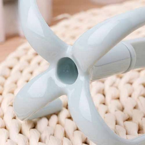 1Pcs Rotatable Hook Wardrobe Bag Rack Organizer Holder For Closet Scarf Belt Shoes Hanging Storage Hooks(Random Color)