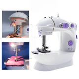 Portable Mini Dual-Speed Electric Sewing Machine With Foot Pedal & Accessory Kit
