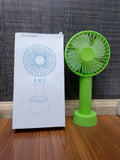 Portable Hand Fan Mini Desktop Cooling Fan Rechargeable Personal Air Fan Random Color