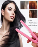 Mini Portable Hair Straightner / Air Smooth, Silky, Frizz-Free And Healthy. (With Packing Box) (Random Color)