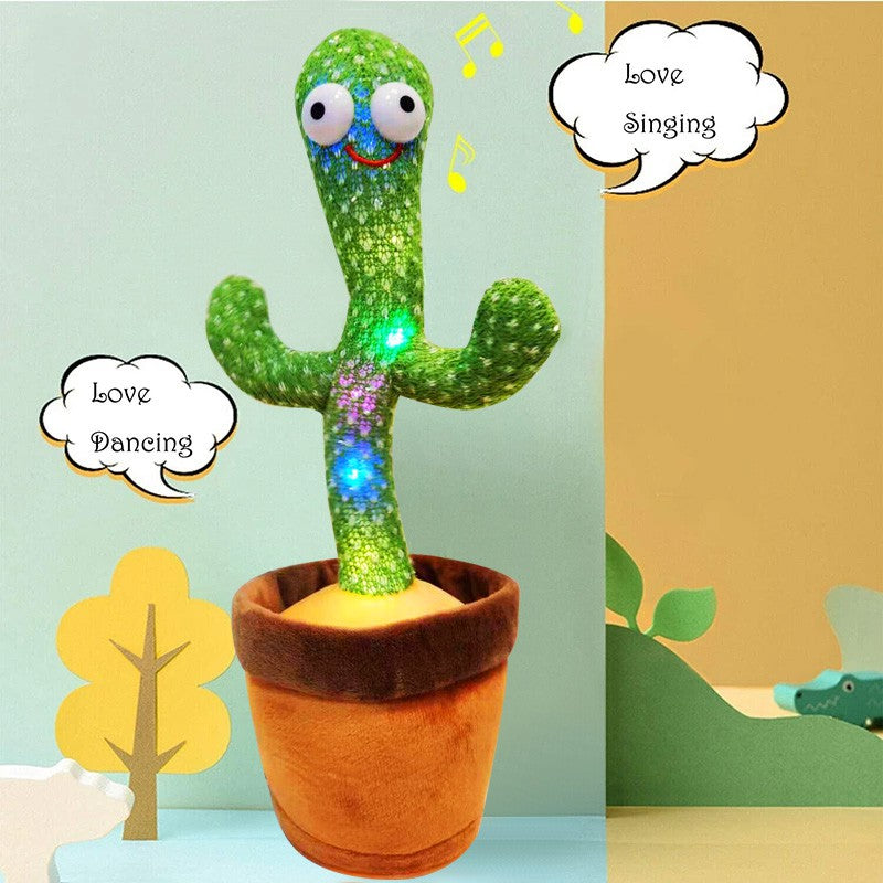 Dancing Cactus Talking Toy Tree Cactus Plush toy With box